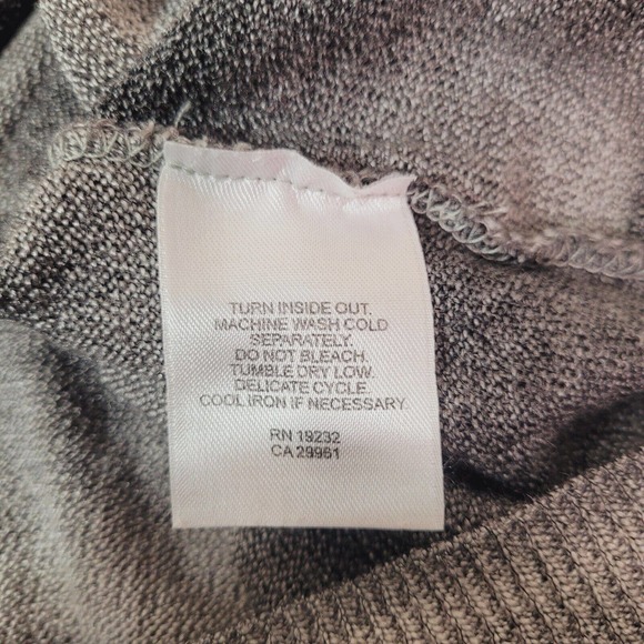 Alfred Dunner Womens Sweater Gray PS Petite Crew Neck Long Sleeve Ombre Striped - Picture 8 of 8